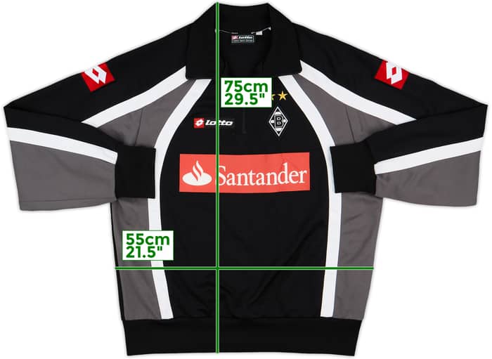 2009-10 Borussia Monchengladbach Lotto 1/4 Zip Drill Top - 9/10 - (M)