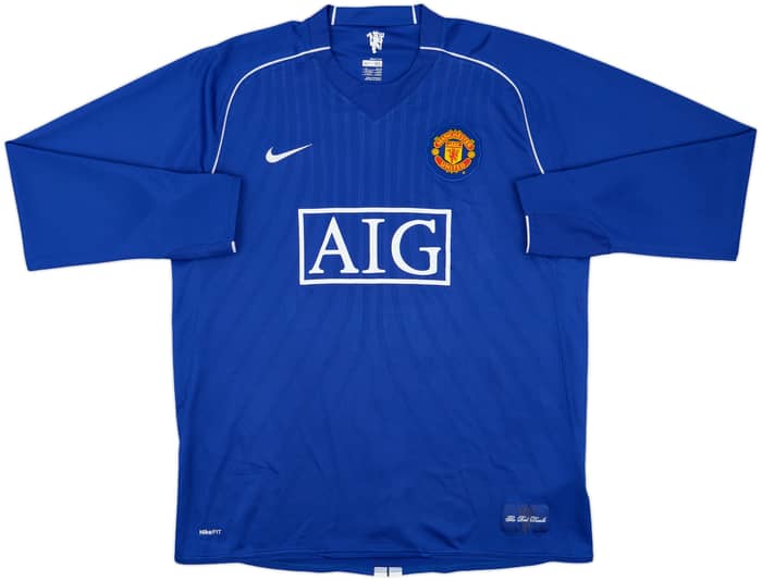 2007-08 Manchester United GK Shirt Van Der Sar #1 - 8/10 - (XL)