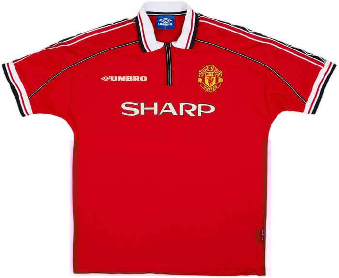 1998-00 Manchester United camiseta local Yorke #19 - 8/10 - (XL)