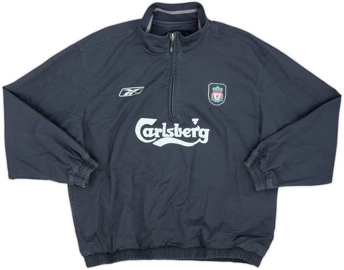 2004-05 Liverpool Reebok 1/4 Zip Drill Top - 8/10 - (L)