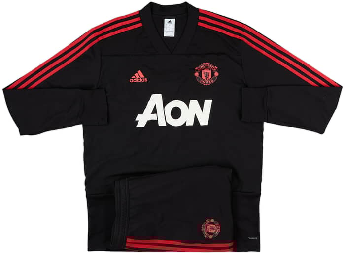 2018-19 Manchester United adidas Tracksuit - 8/10 - (L)