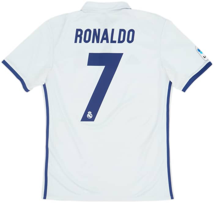 2016-17 Real Madrid Home Shirt Ronaldo #7 - 6/10 - (S)