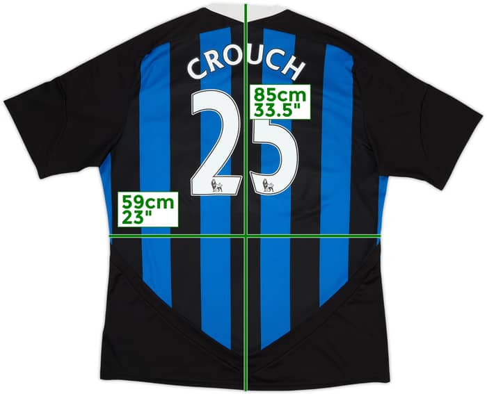 2011-12 Stoke City Away Shirt Crouch #25 - 6/10 - (XXL)