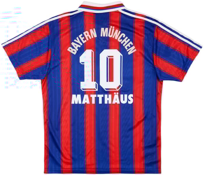 1995-97 Bayern Munich Home Shirt Matthaus #10 - 5/10 - (S)