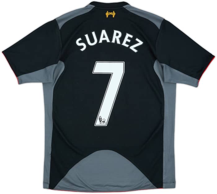 2012-13 Liverpool Away Shirt Suarez #7 - 8/10 - (XL.Boys)