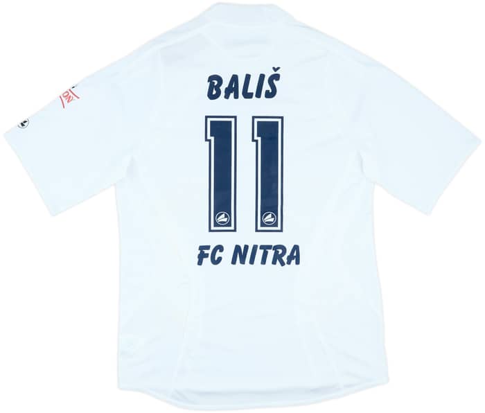 2010-11 FC Nitra Match Issue Away Shirt Balis #11