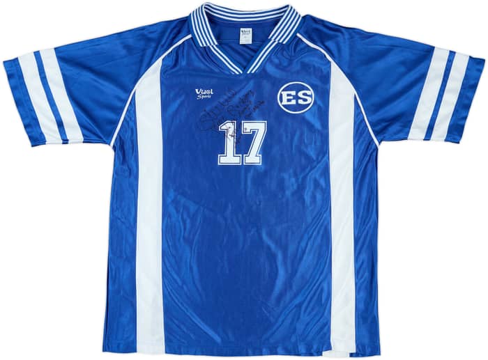 2000-04 El Salvador Signed Fan Shirt #17 - 8/10 - (XL)