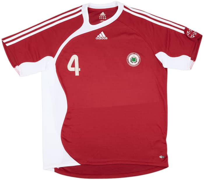 2007 Latvia Match Issue Home Shirt #4 (Zirnis)