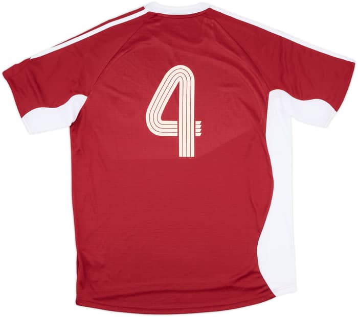2007 Latvia Match Issue Home Shirt #4 (Zirnis)