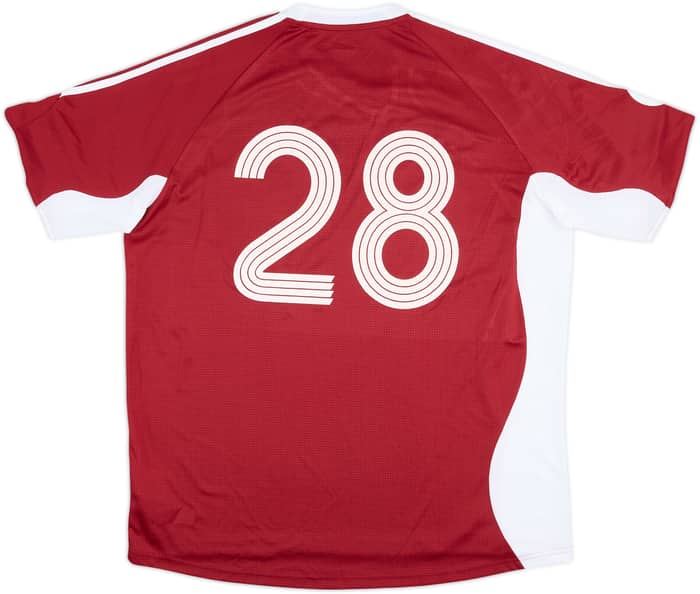 2007 Latvia Match Issue Home Shirt #28