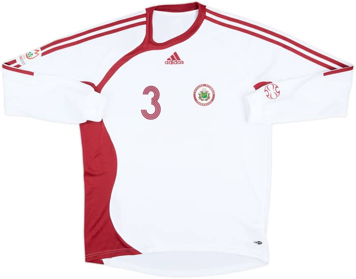 2007 Latvia Match Worn Away L/S Shirt #3 (Vitālijs Astafjevs)