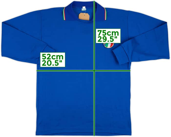 1986 Italy Match Worn Home L/S Shirt #5 (Ferri)