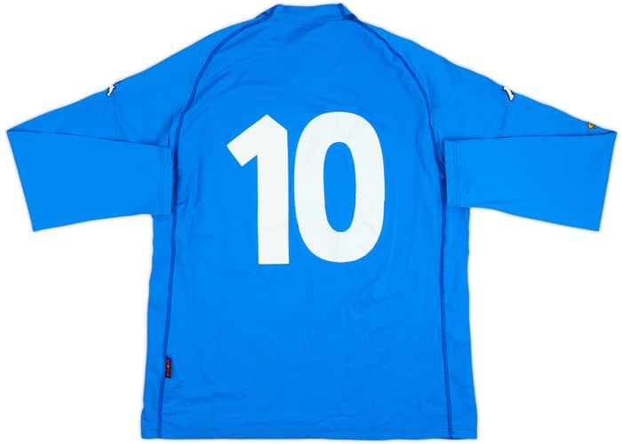 2000-01 Italy Match Issue Home L/S Shirt #10