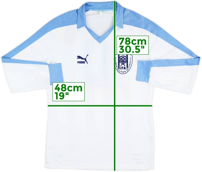 1985 Israel Match Issue Away L/S Shirt #10