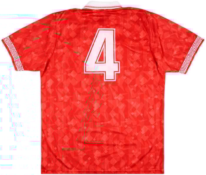 1990-93 Hungary Match Issue Home Shirt #4