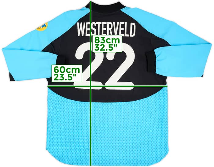 2000 Netherlands Player Issue European Championship GK Shirt Westerveld #22 - 7/10 - (XXL)