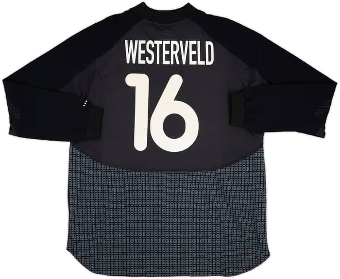 2002 Netherlands Match Issue GK Shirt Westerveld #16