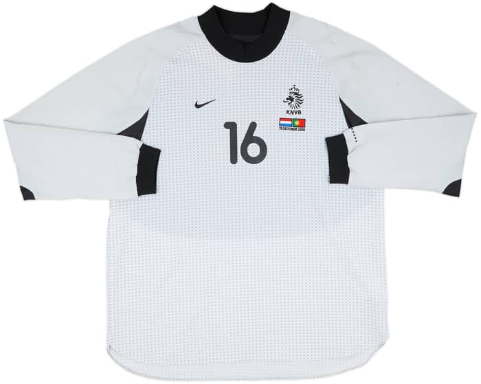 2000 Netherlands Match Issue GK Shirt Westerveld #16