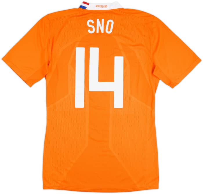 2008 Holland Olympics Match Issue Home Shirt Sno #14