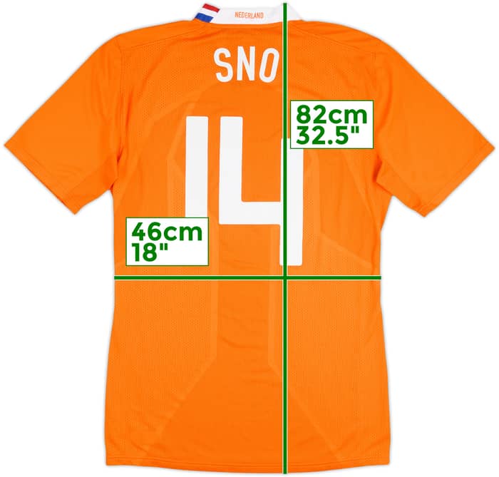 2008 Holland Olympics Match Issue Home Shirt Sno #14