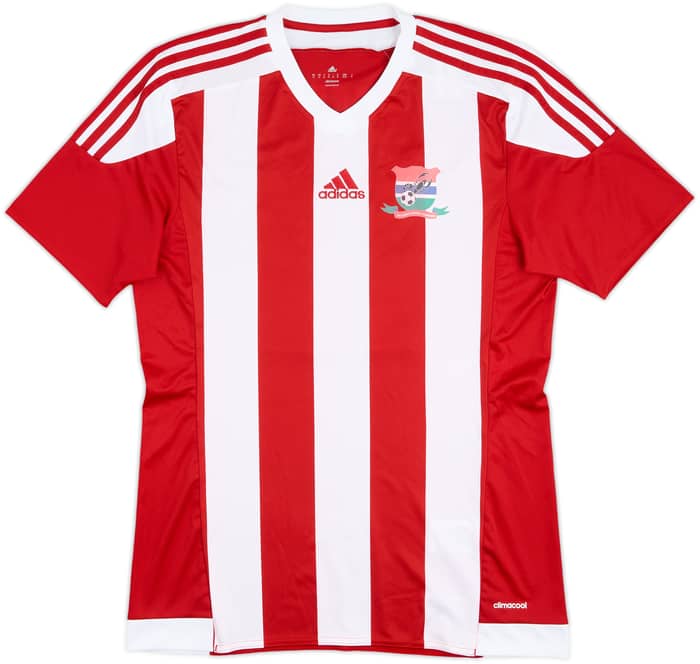 2014-15 Gambia Match Issue Home Shirt #12 (Mansally)