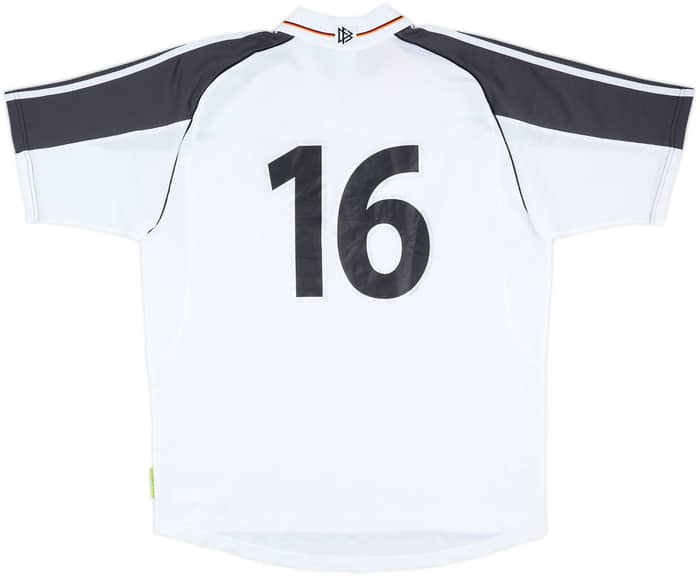 2000-02 Germany Match Issue Signed Home Shirt #16 (Hamann)