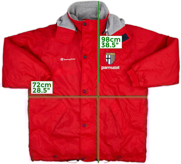 1999-00 Parma Champion Padded Bench Coat - 8/10 - (XL)