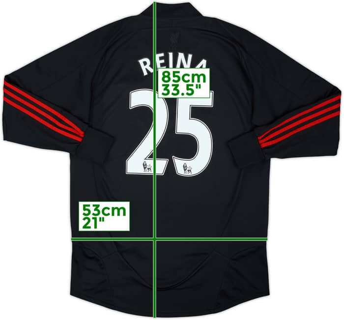 2008-09 Liverpool GK Shirt Reina #25 - 7/10 - (M)