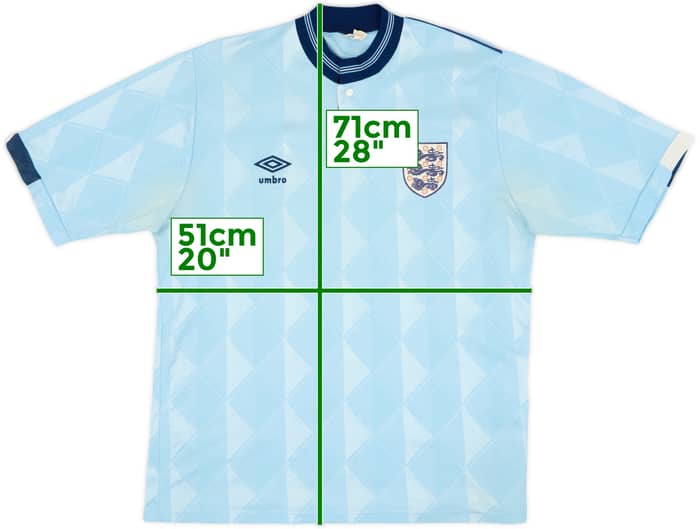 1987-90 England Third Shirt - 9/10 - (L)