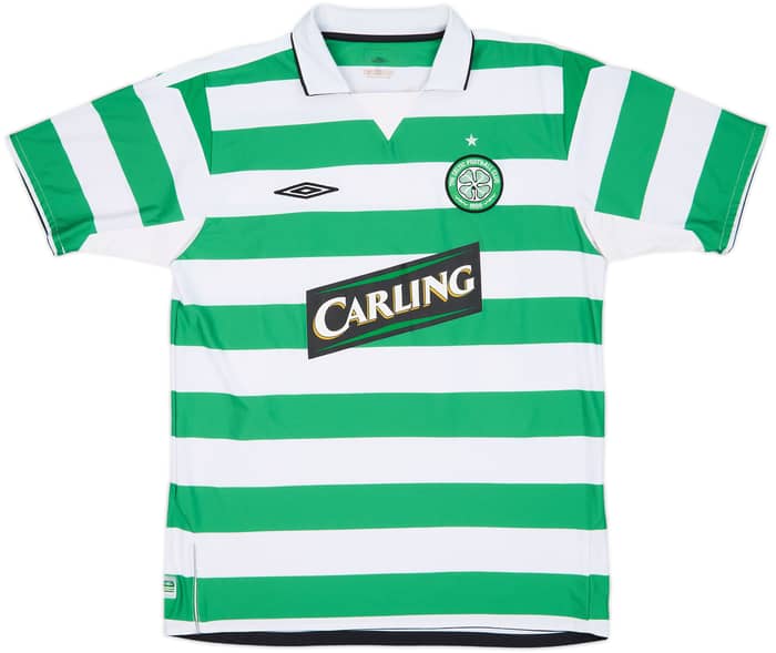 2004-05 Celtic Home Shirt Juninho #7 - 8/10 - (L)
