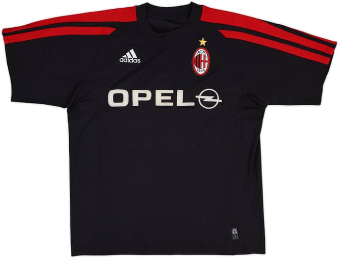 2001-02 AC Milan adidas Training Shirt - 8/10 - (S)