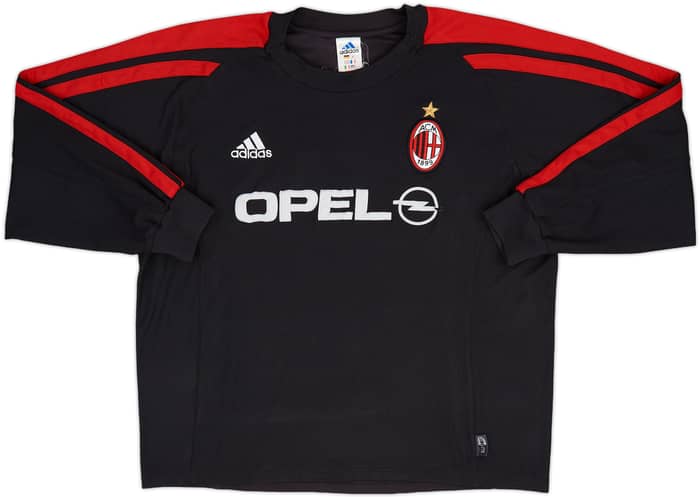 2001-02 AC Milan adidas Training L/S Shirt - 6/10 - (L)
