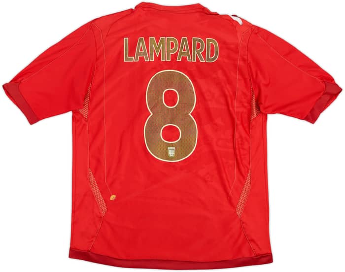 2006-08 England Away Shirt Lampard #8 - 4/10 - (L)
