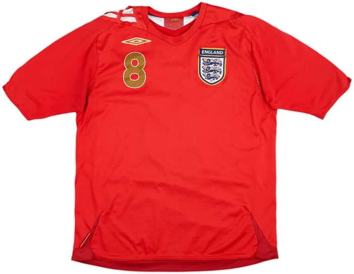 2006-08 England Away Shirt Lampard #8 - 4/10 - (L)