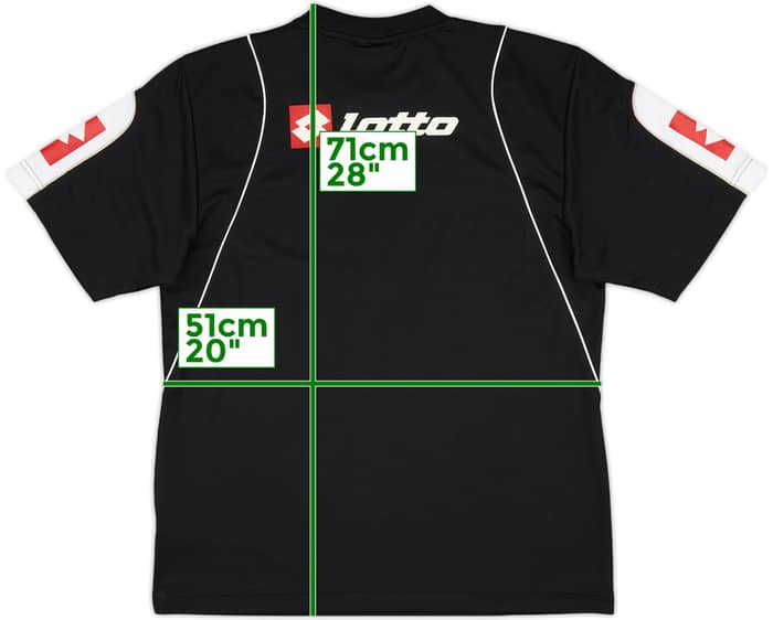 2005-06 Udinese Lotto Training Shirt - 8/10 - (L)