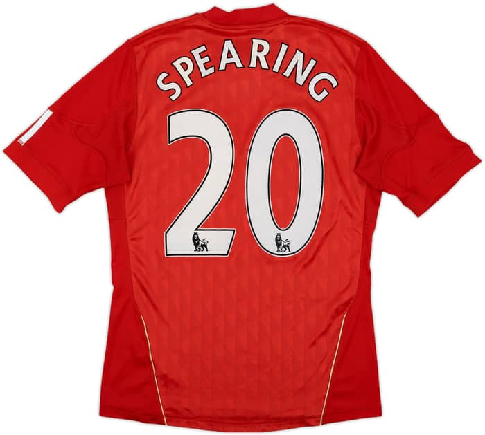 2010-12 Liverpool Home Shirt Spearing #20 - 5/10 - (XL.Boys)