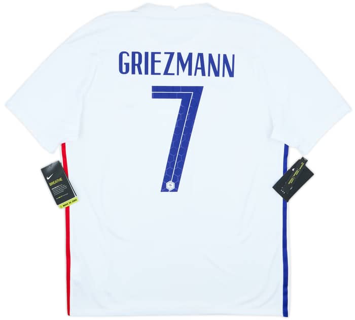 2020-21 France Away Shirt Griezmann #7 (L)