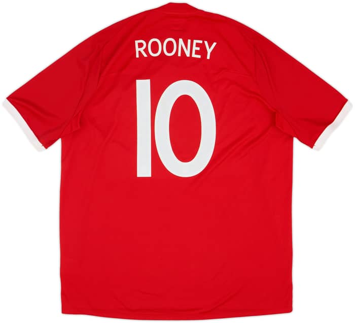 2010-11 England Away Shirt Rooney #10 (XL)