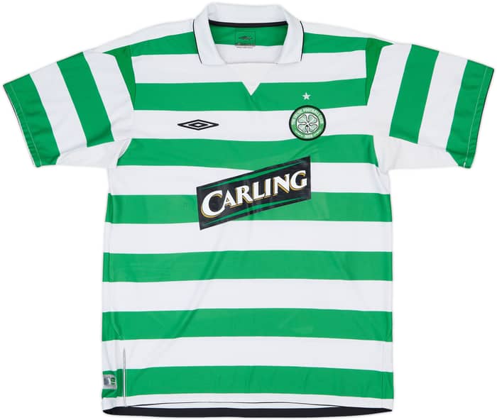 2004-05 Celtic Home Shirt Lennon #18 - 6/10 - (L)