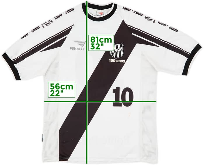 2000 Ponte Preta Centenary Home Shirt #10 - 5/10 - (XL)