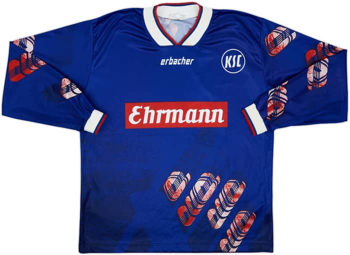 1994-95 Karlsruher Away L/S Shirt - 8/10 - (M)