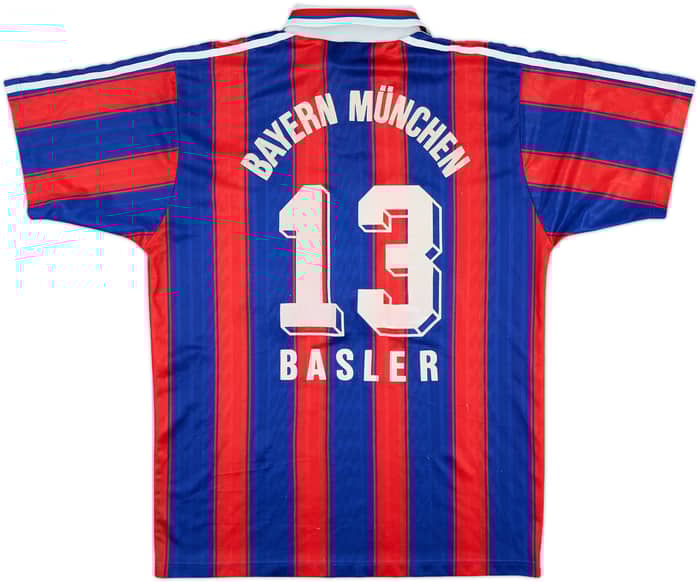 1995-97 Bayern Munich Home Shirt Basler #13 - 7/10 - (M)