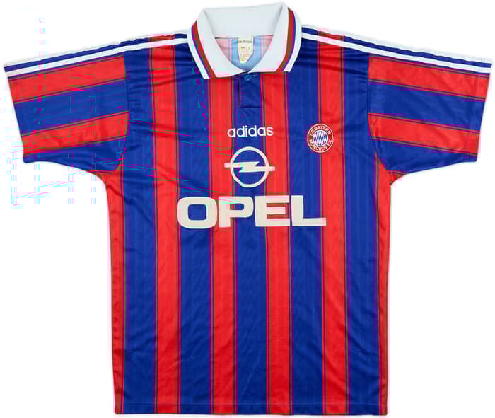 1995-97 Bayern Munich Home Shirt Basler #13 - 7/10 - (M)