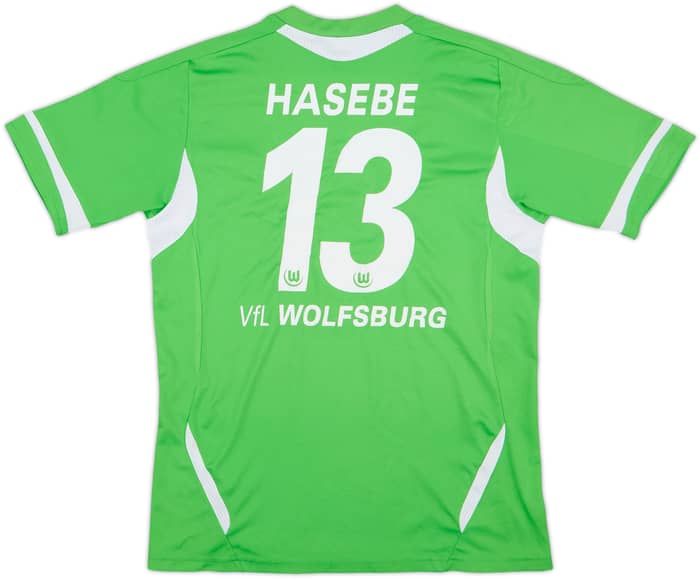 2011-12 Wolfsburg Home Shirt Hasebe #13 - 5/10 - (L.Boys)