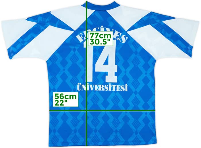 1990s Erciyes University Home Shirt #14 - 9/10 - (L)
