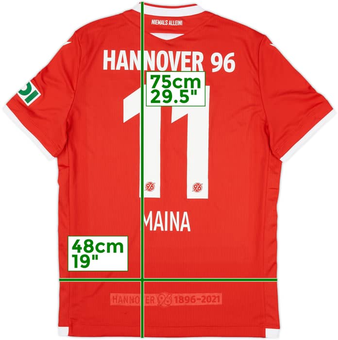 2020-21 Hannover 96 Home Shirt Maina #11 - 7/10 - (M)