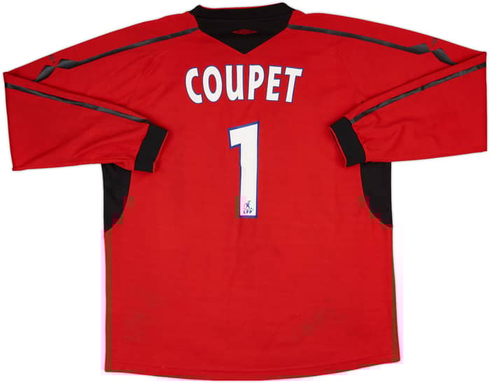 2007-08 Lyon GK Shirt Coupet #1 - 7/10 - (XL)