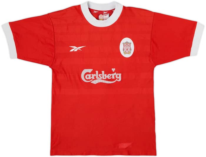 1998-00 Liverpool Home Shirt Gerrard #28 - 6/10 - (Y)