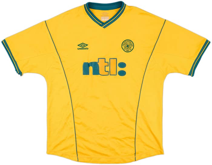 2000-02 Celtic Away Shirt Lennon #18 - 5/10 - (XL)
