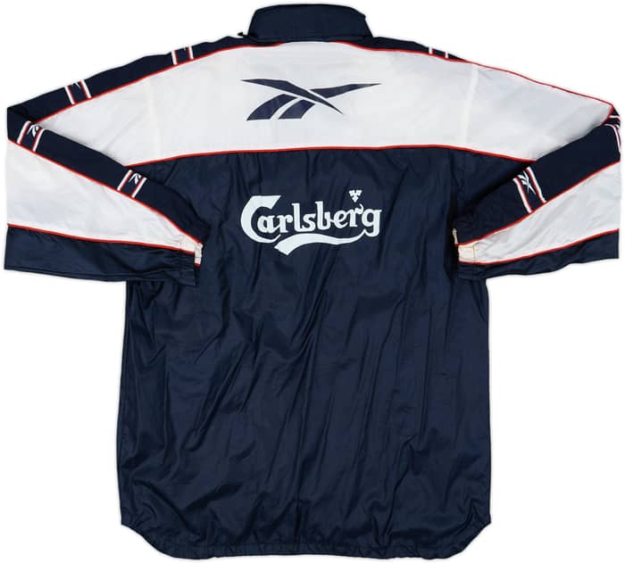 1996-97 Liverpool Reebok Hooded Rain Jacket - 8/10 - (L)